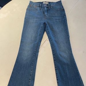 boot-cut Madewell jeans